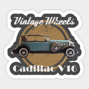 Vintage Wheels - Cadillac V16 Sticker